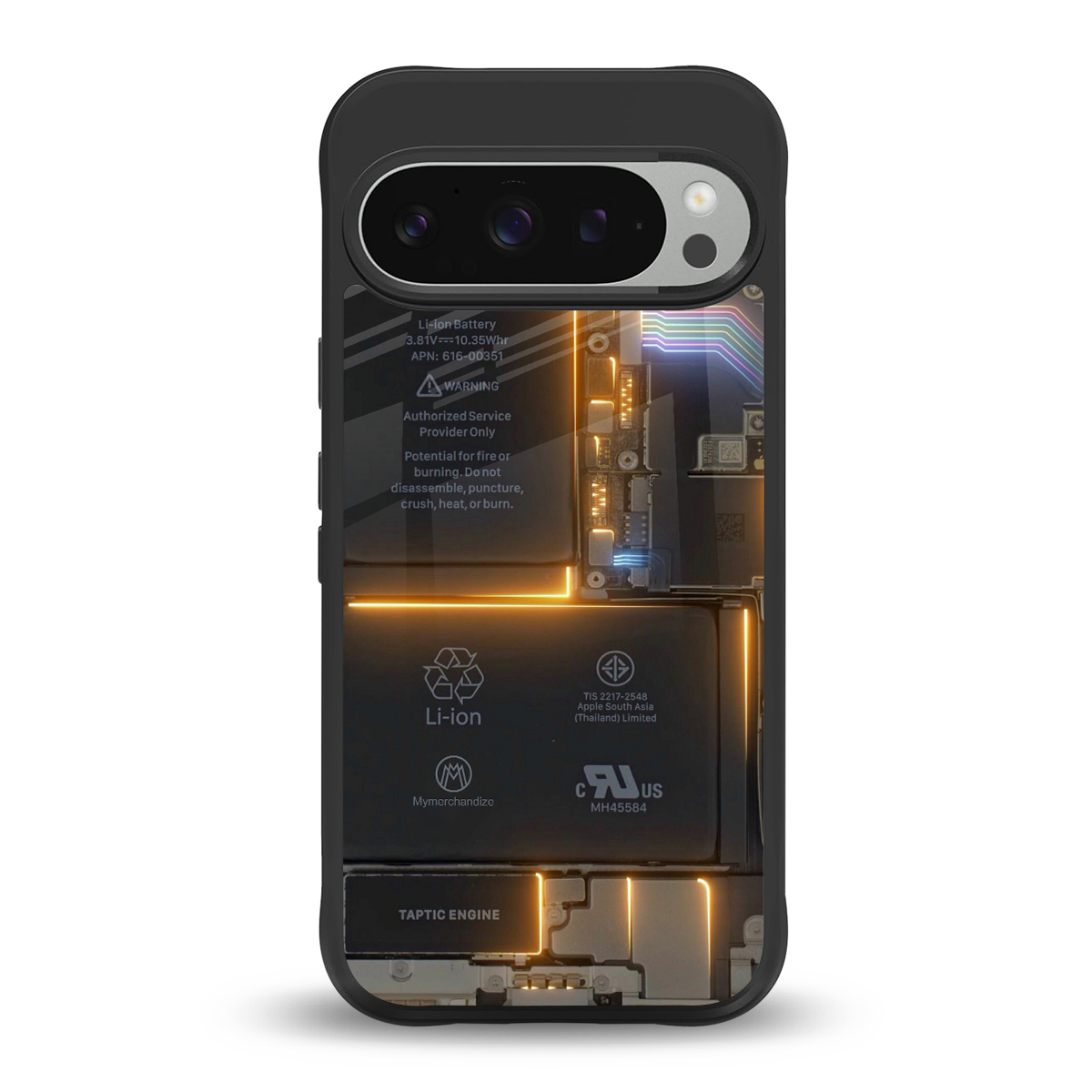 inside out back phone cover | glass case for google pixel 9 pro xl