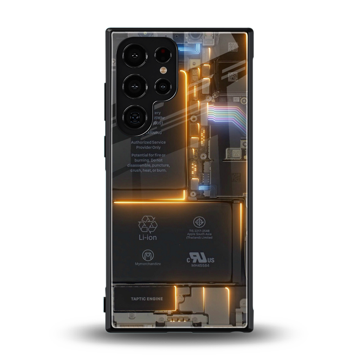 inside out back phone cover | glass case for samsung galaxy s23 ultra