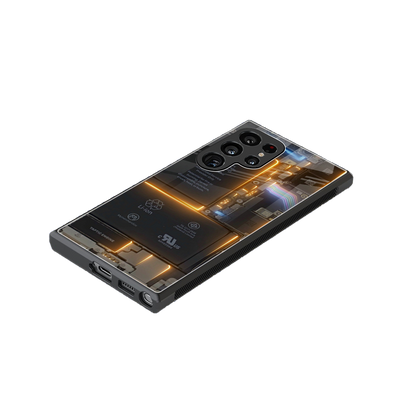 inside out back phone cover | glass case for samsung galaxy s23 ultra