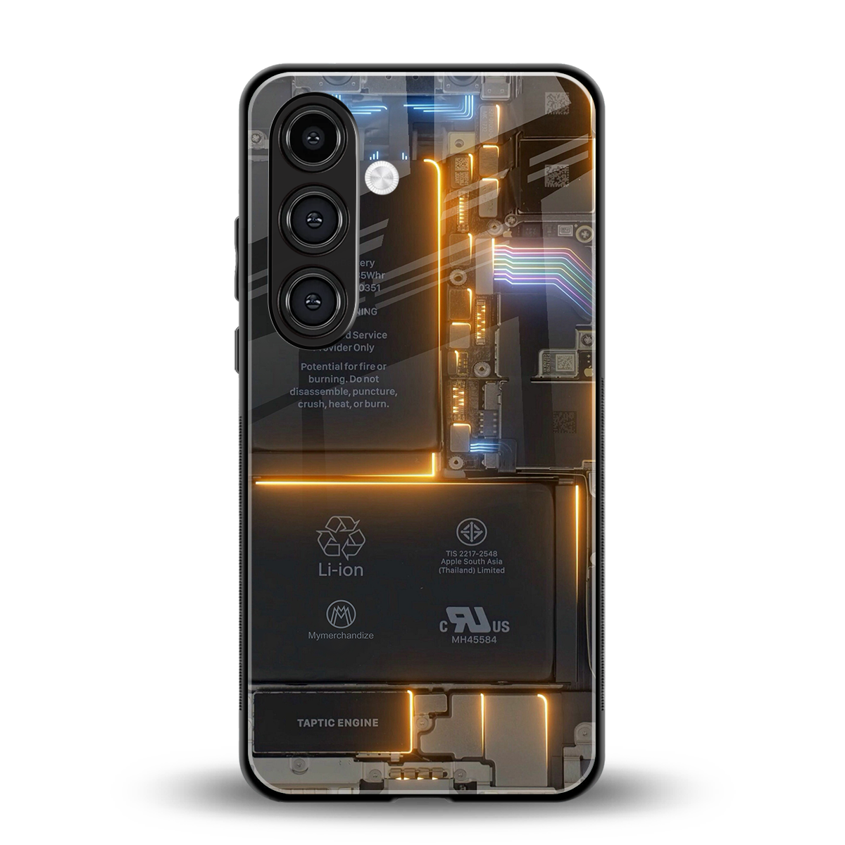 inside out back phone cover | glass case for samsung galaxy s23 plus