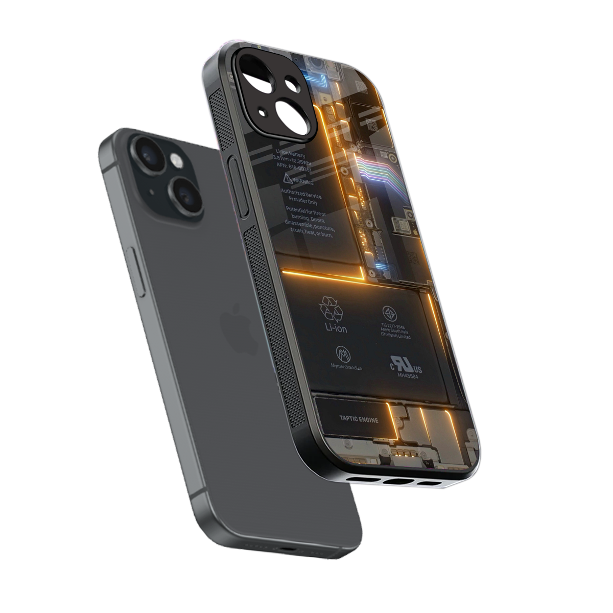 inside out back phone cover | glass case for iphone 15