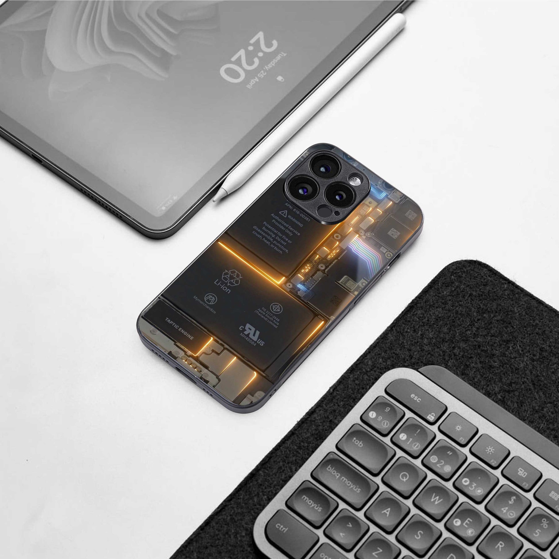 inside out back phone cover | glass case for iphone 13 pro max