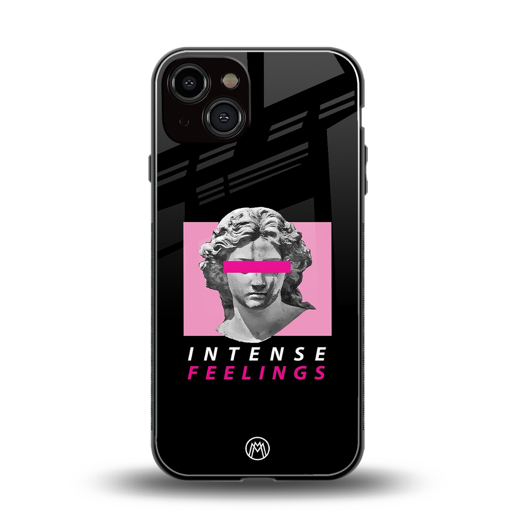 intense feelings back phone cover | glass case for iphone 13