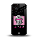 intense feelings back phone cover | glass case for iphone 13