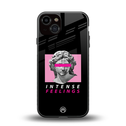 intense feelings back phone cover | glass case for iphone 13