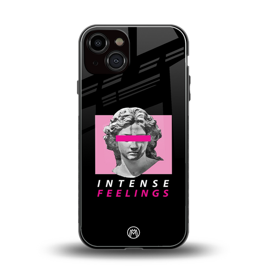 intense feelings back phone cover | glass case for iphone 13