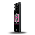 intense feelings back phone cover | glass case for iphone 16 plus
