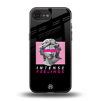 intense feelings back phone cover | glass case for iphone 16e