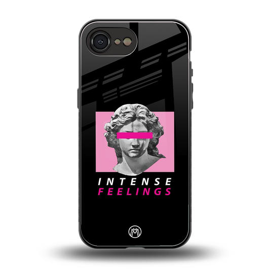 intense feelings back phone cover | glass case for iphone 16e