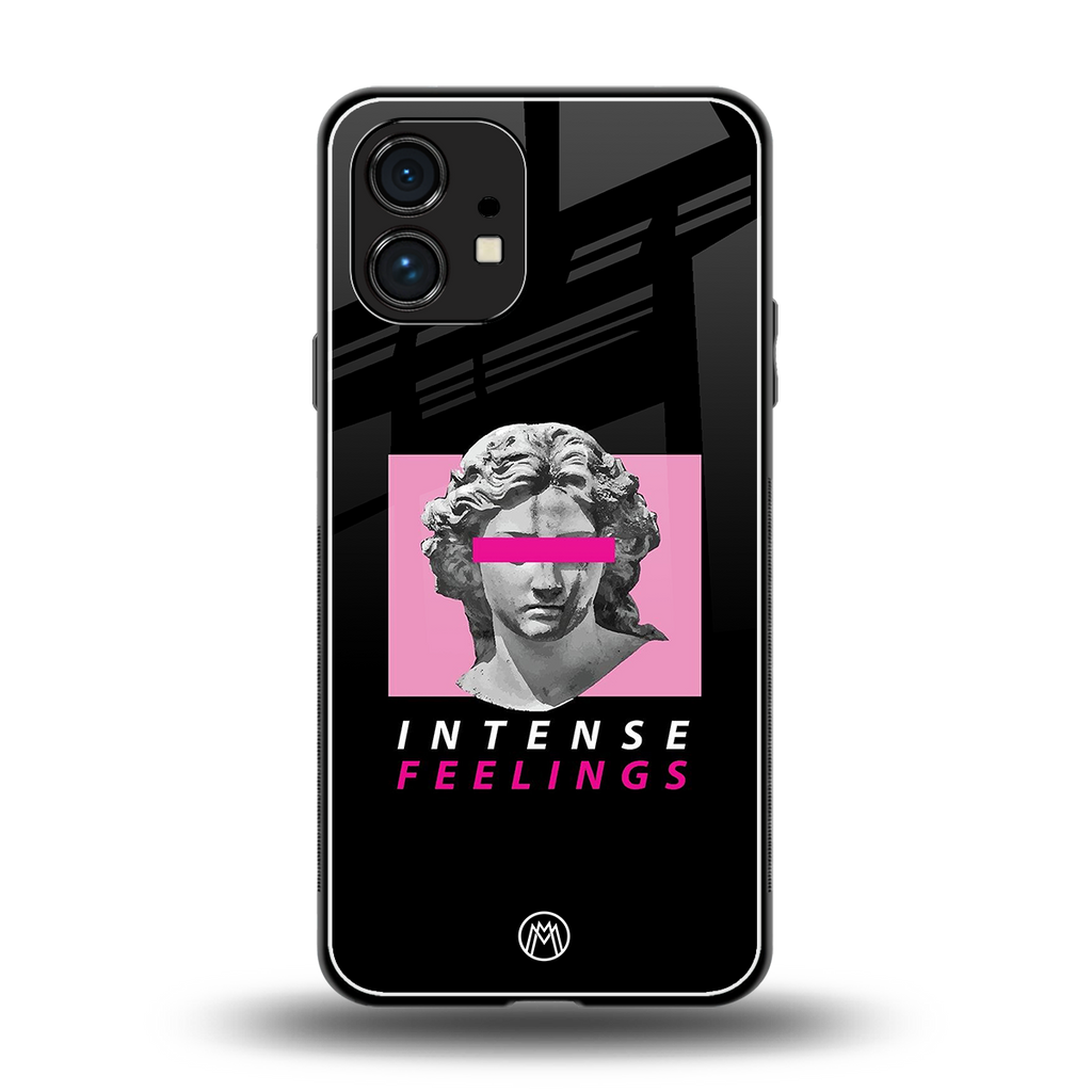 intense feelings back phone cover | glass case for nothing phone 1