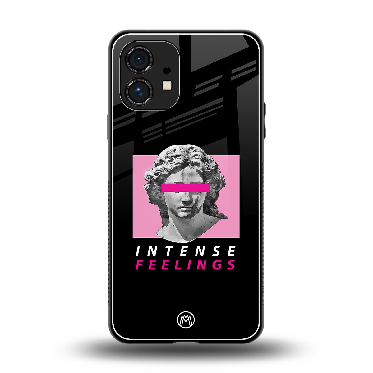 intense feelings back phone cover | glass case for nothing phone 1