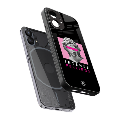 intense feelings back phone cover | glass case for nothing phone 1