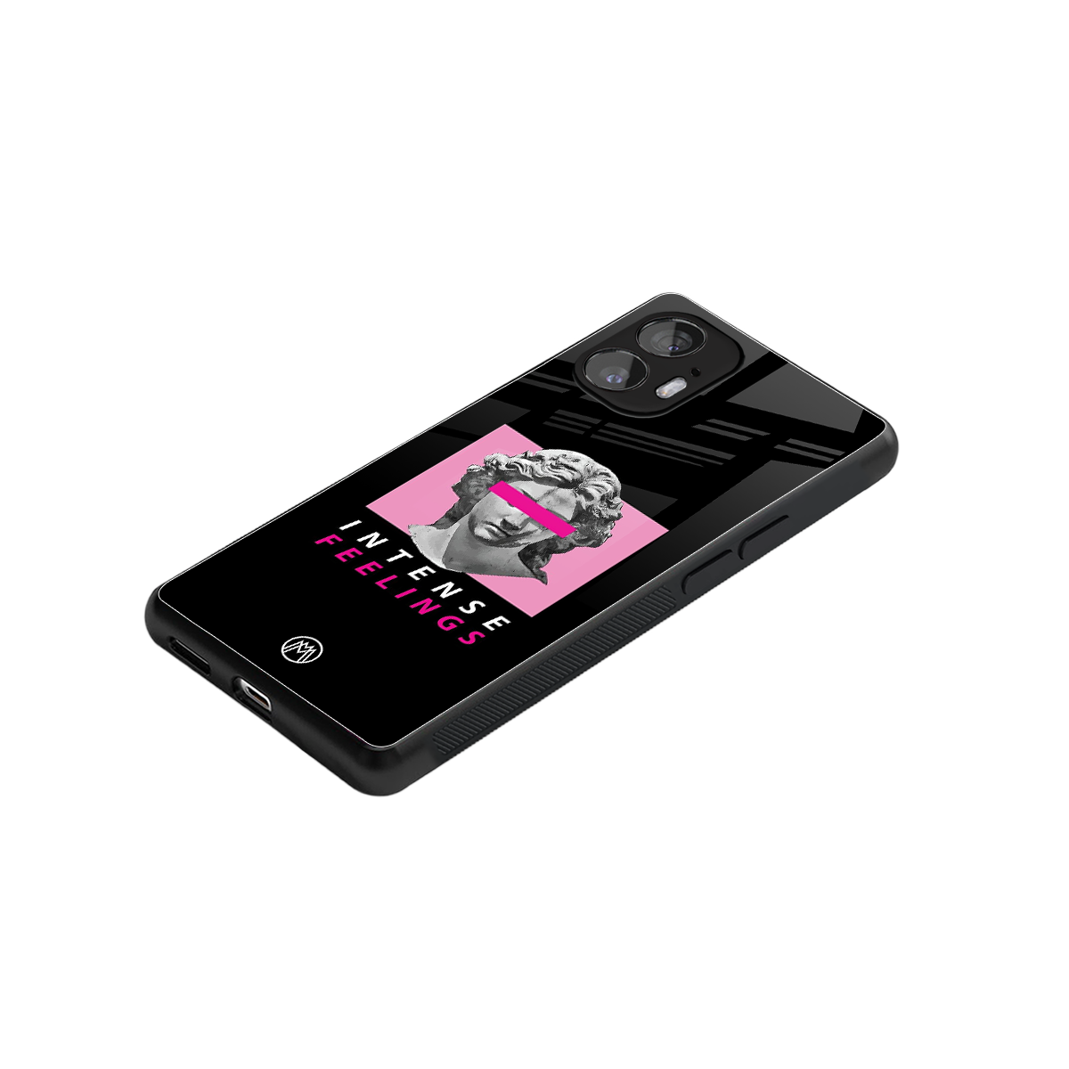 intense feelings back phone cover | glass case for nothing phone 2