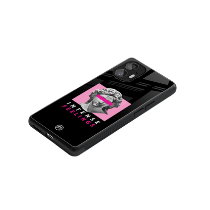 intense feelings back phone cover | glass case for nothing phone 2