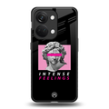 intense feelings back phone cover | glass case for oneplus nord 3