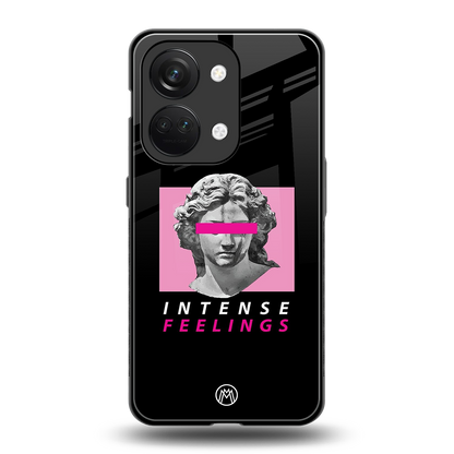 intense feelings back phone cover | glass case for oneplus nord 3
