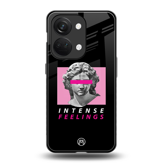 intense feelings back phone cover | glass case for oneplus nord 3