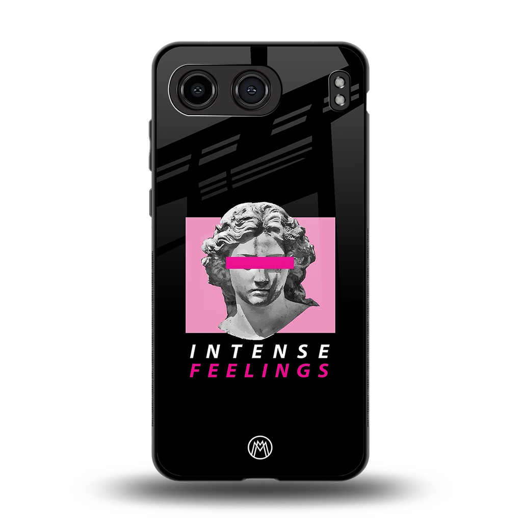 intense feelings back phone cover | glass case for oneplus nord 4