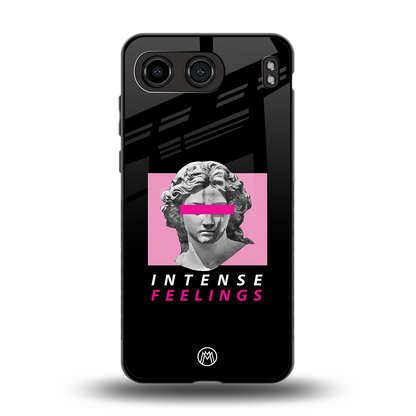 intense feelings back phone cover | glass case for oneplus nord 4