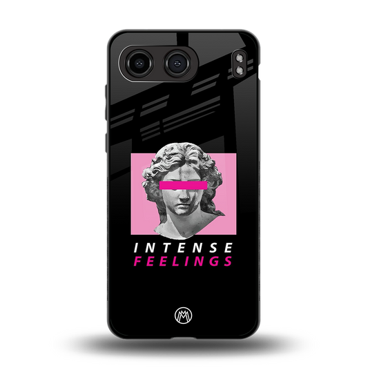 intense feelings back phone cover | glass case for oneplus nord 4