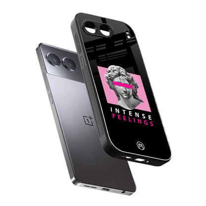 intense feelings back phone cover | glass case for oneplus nord 4