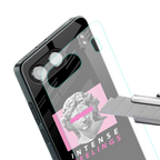 intense feelings back phone cover | glass case for oneplus nord 4