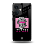 intense feelings back phone cover | glass case for oneplus nord ce 3