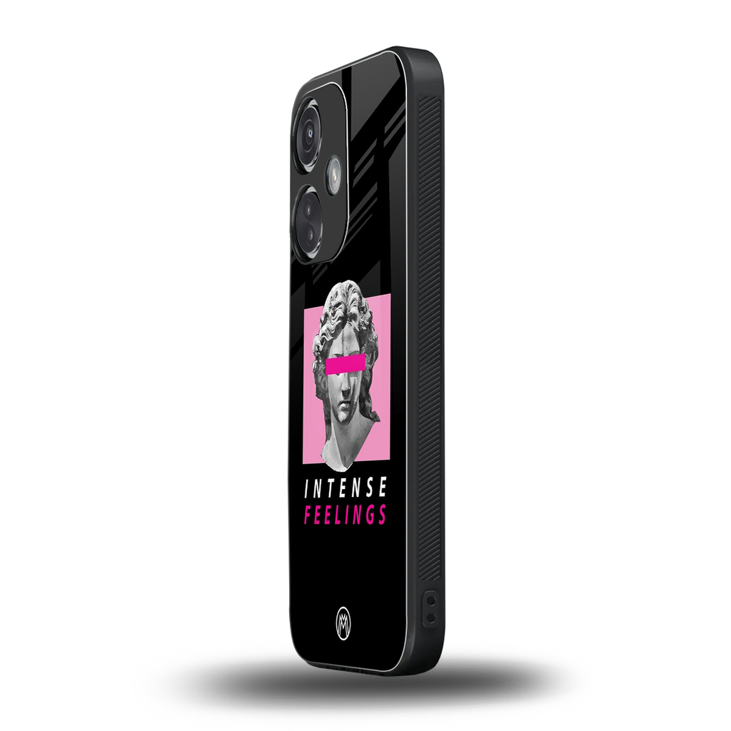 intense feelings back phone cover | glass case for oneplus nord ce 3
