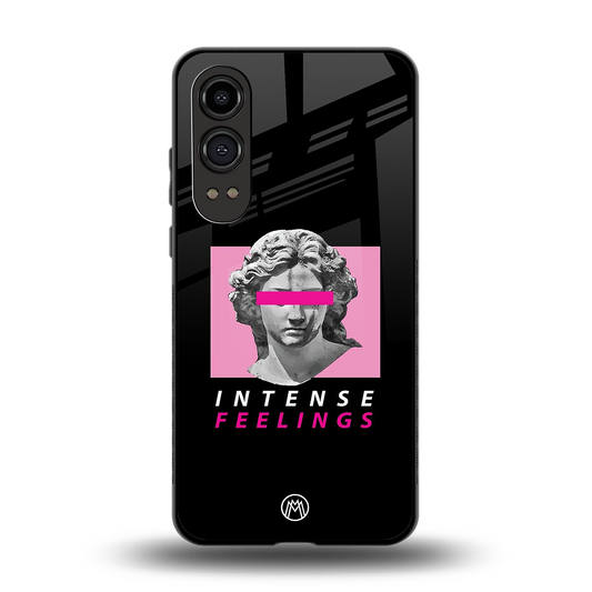 intense feelings back phone cover | glass case for oneplus nord ce 4 lite