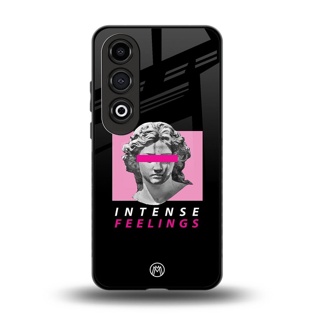 intense feelings back phone cover | glass case for oneplus nord ce 4