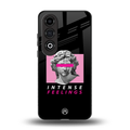 intense feelings back phone cover | glass case for oneplus nord ce 4