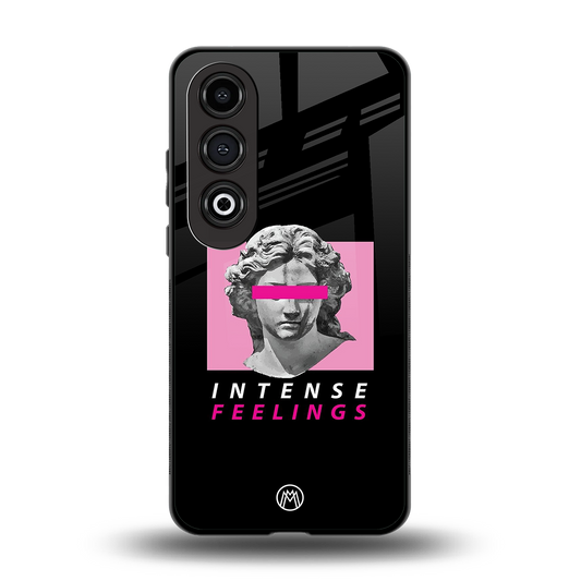 intense feelings back phone cover | glass case for oneplus nord ce 4