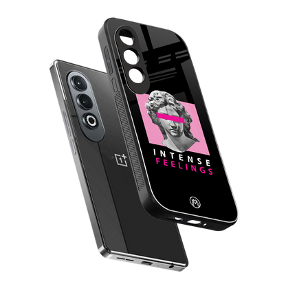 intense feelings back phone cover | glass case for oneplus nord ce 4