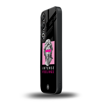 intense feelings back phone cover | glass case for oneplus nord ce 4