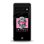 intense feelings back phone cover | glass case for google pixel 6 pro