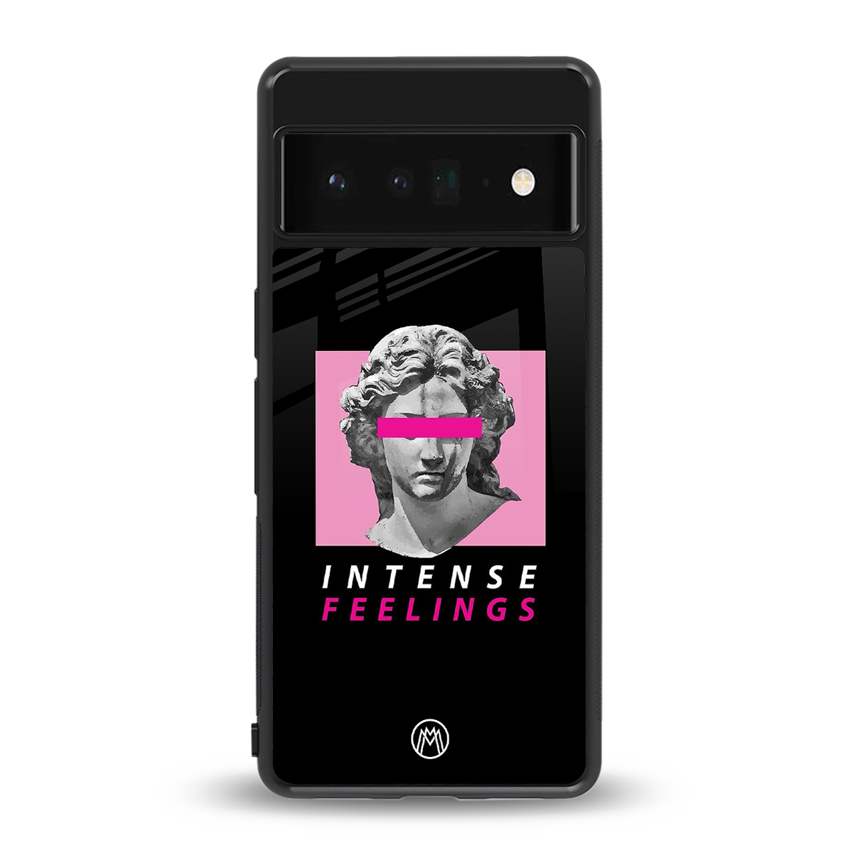 intense feelings back phone cover | glass case for google pixel 6 pro