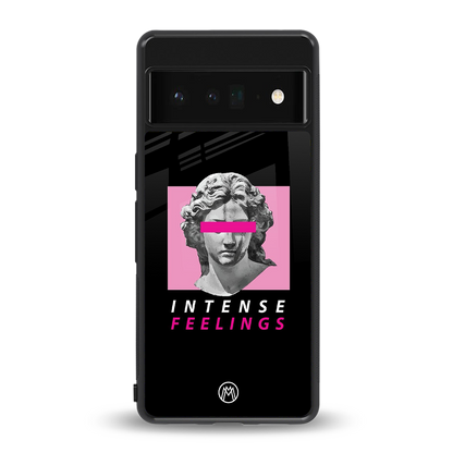 intense feelings back phone cover | glass case for google pixel 6 pro