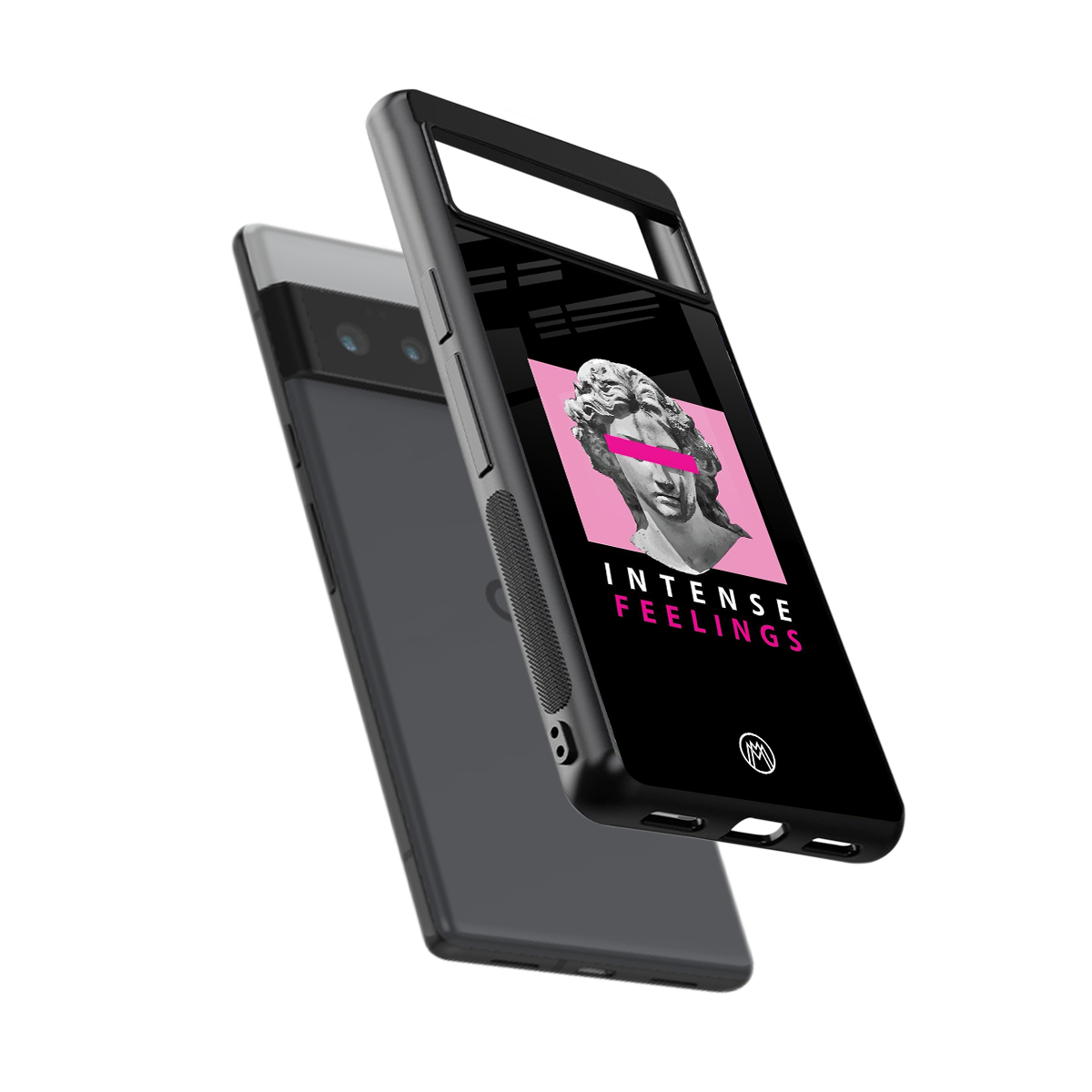 intense feelings back phone cover | glass case for google pixel 6 pro