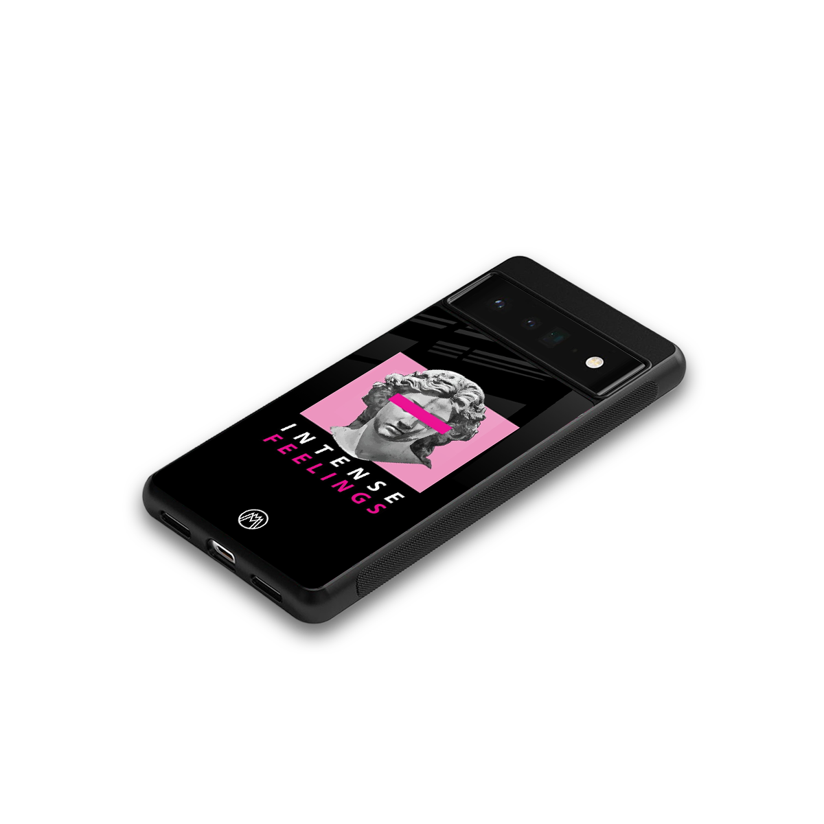 intense feelings back phone cover | glass case for google pixel 6 pro