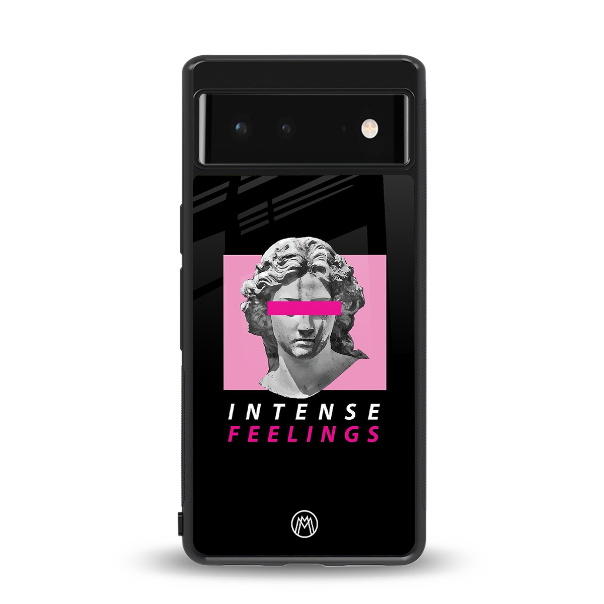 intense feelings back phone cover | glass case for google pixel 6