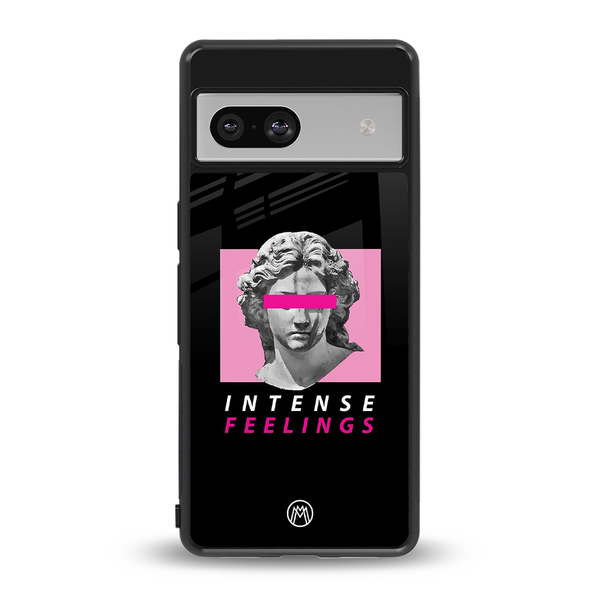 intense feelings back phone cover | glass case for Google Pixel 7