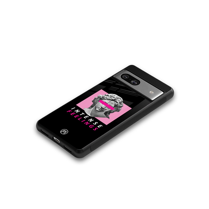 intense feelings back phone cover | glass case for Google Pixel 7