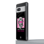 intense feelings back phone cover | glass case for Google Pixel 7