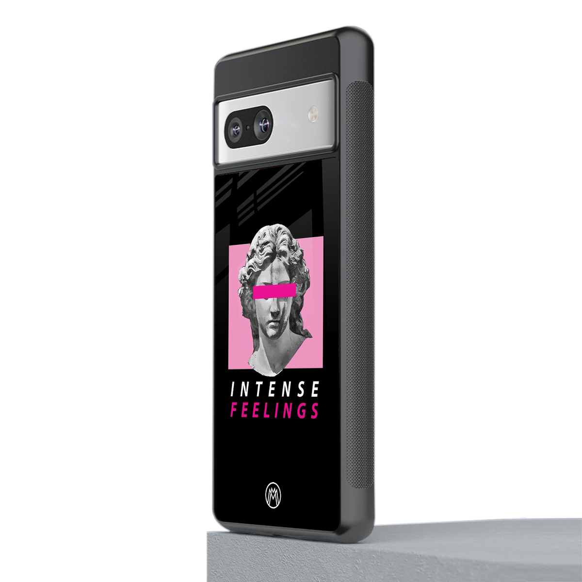 intense feelings back phone cover | glass case for Google Pixel 7A
