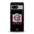 intense feelings back phone cover | glass case for Google Pixel 8