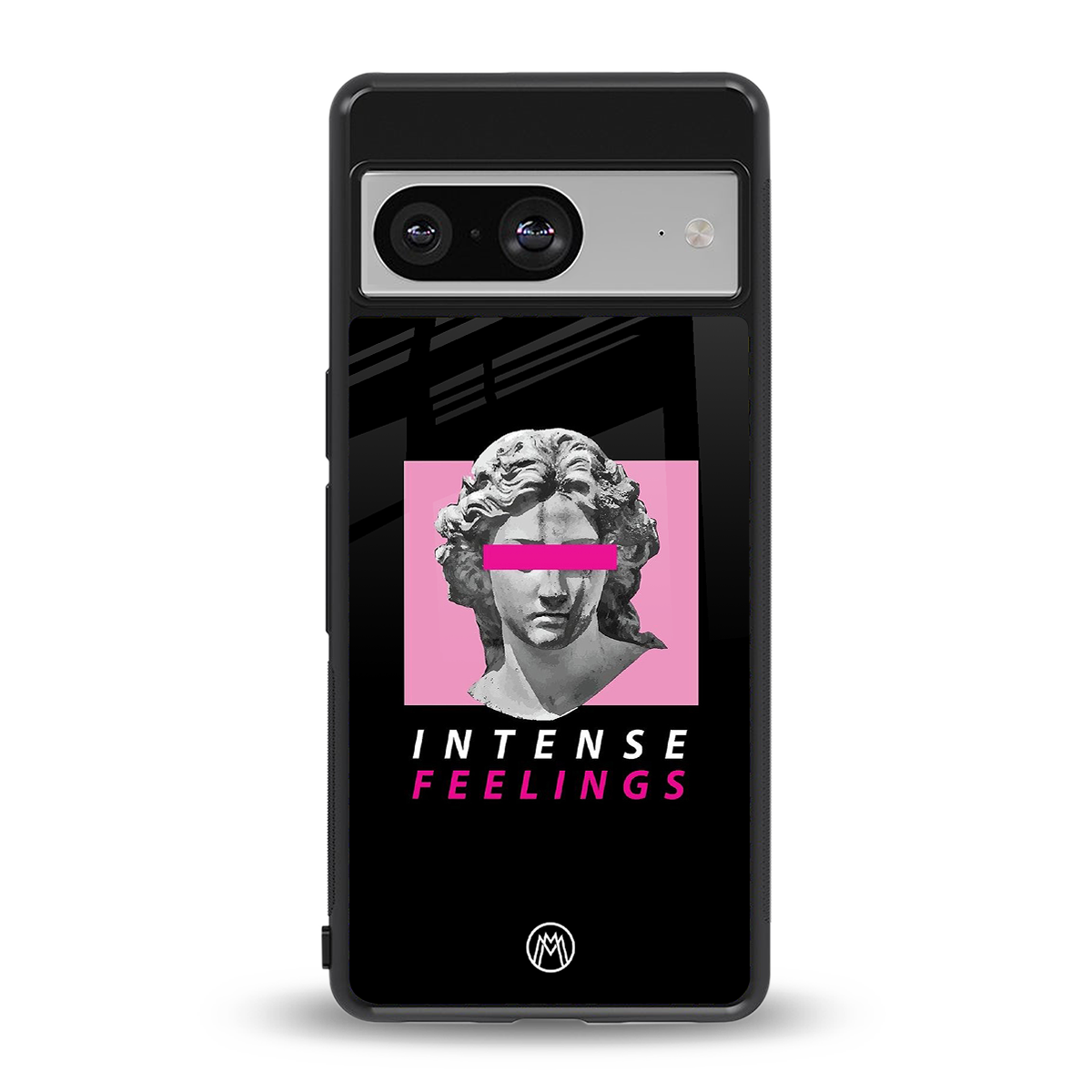 intense feelings back phone cover | glass case for Google Pixel 8