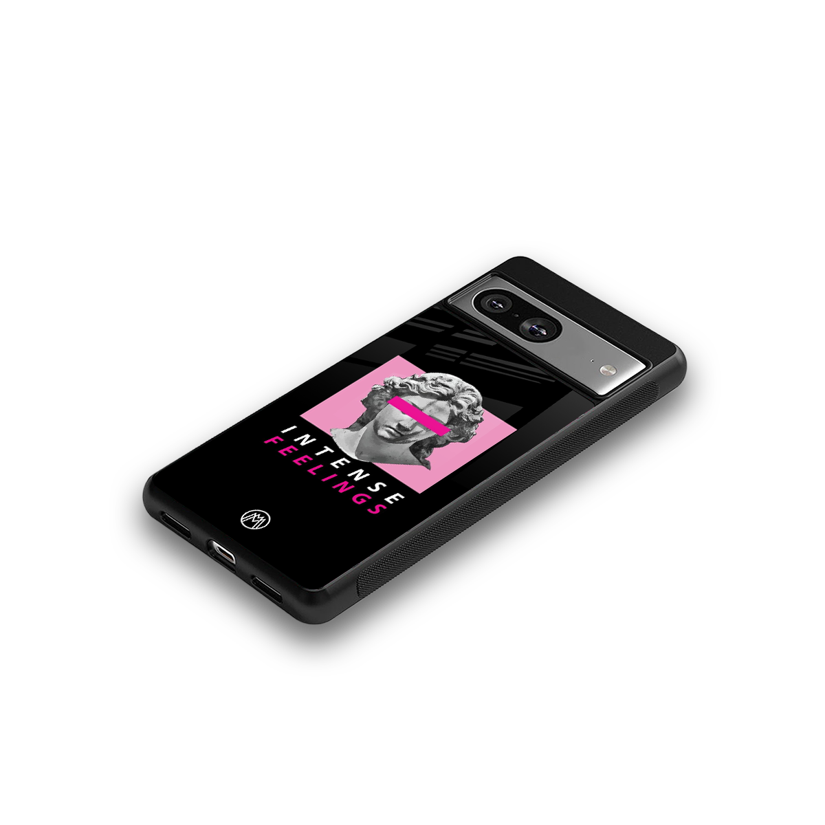 intense feelings back phone cover | glass case for Google Pixel 8