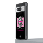 intense feelings back phone cover | glass case for Google Pixel 8