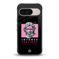 intense feelings back phone cover | glass case for google pixel 9