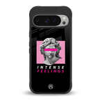 intense feelings back phone cover | glass case for google pixel 9 pro